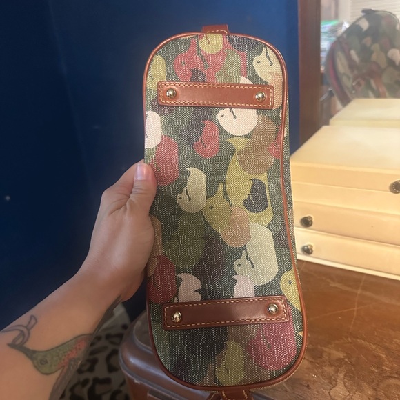 Dooney & Bourke Red Interior Floral Bag - Picture 4 of 7